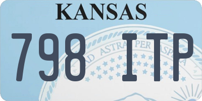 KS license plate 798ITP