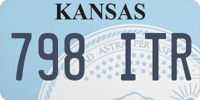 KS license plate 798ITR