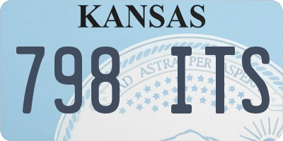 KS license plate 798ITS