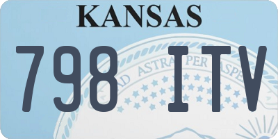 KS license plate 798ITV