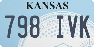 KS license plate 798IVK