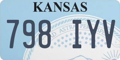 KS license plate 798IYV