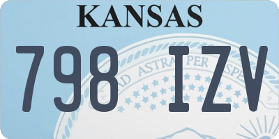KS license plate 798IZV