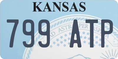 KS license plate 799ATP