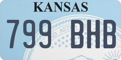 KS license plate 799BHB