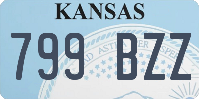KS license plate 799BZZ