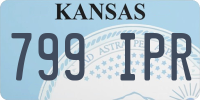 KS license plate 799IPR