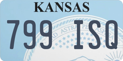 KS license plate 799ISQ