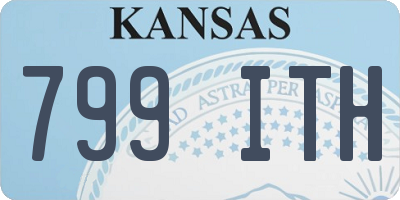 KS license plate 799ITH
