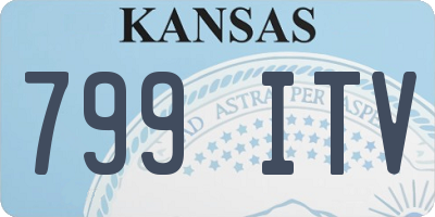 KS license plate 799ITV