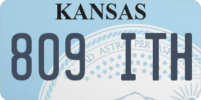 KS license plate 809ITH
