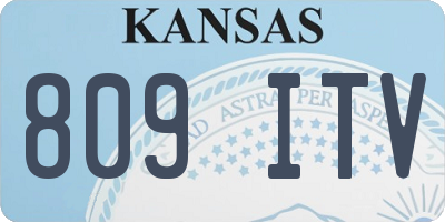 KS license plate 809ITV