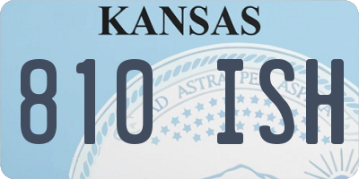 KS license plate 810ISH