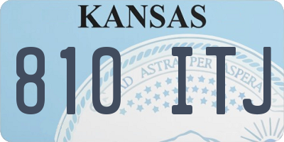 KS license plate 810ITJ