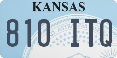 KS license plate 810ITQ