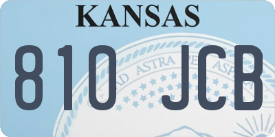 KS license plate 810JCB