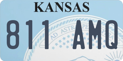 KS license plate 811AMQ