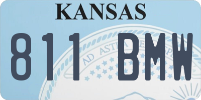 KS license plate 811BMW