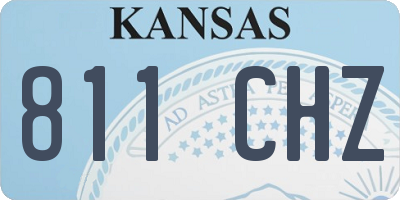 KS license plate 811CHZ