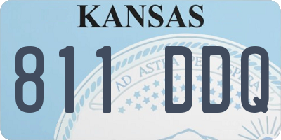 KS license plate 811DDQ