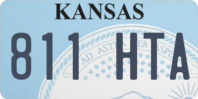 KS license plate 811HTA