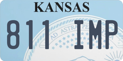 KS license plate 811IMP