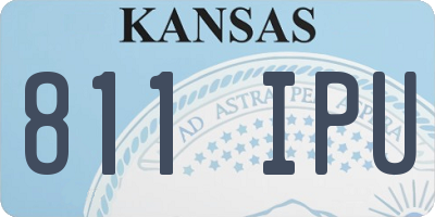 KS license plate 811IPU