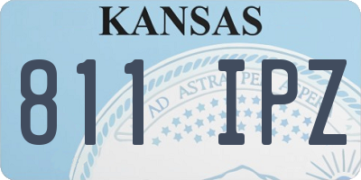 KS license plate 811IPZ