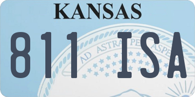 KS license plate 811ISA