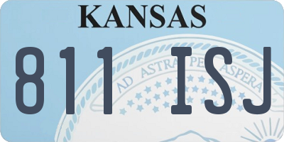 KS license plate 811ISJ