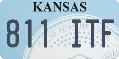 KS license plate 811ITF