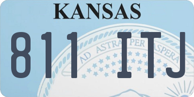 KS license plate 811ITJ