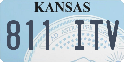 KS license plate 811ITV