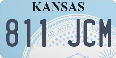 KS license plate 811JCM