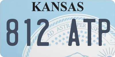 KS license plate 812ATP
