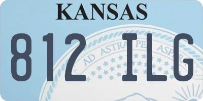 KS license plate 812ILG
