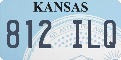 KS license plate 812ILQ