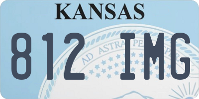 KS license plate 812IMG