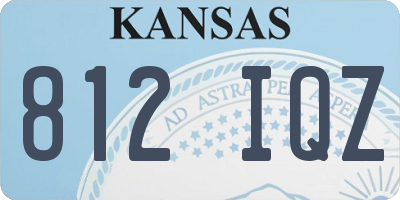 KS license plate 812IQZ