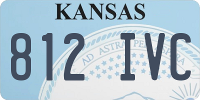 KS license plate 812IVC