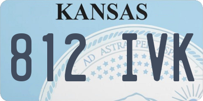 KS license plate 812IVK