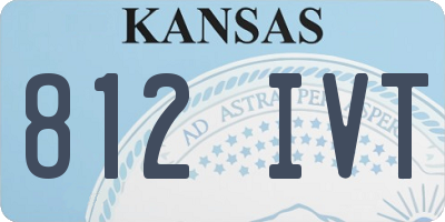 KS license plate 812IVT