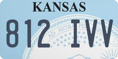 KS license plate 812IVV
