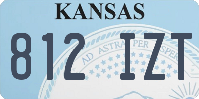 KS license plate 812IZT