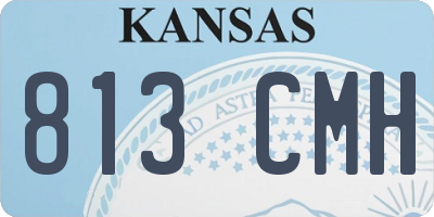 KS license plate 813CMH