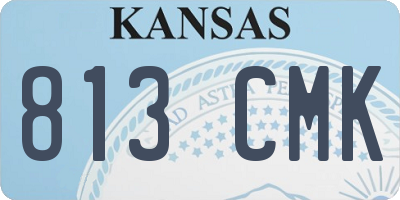 KS license plate 813CMK