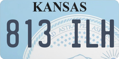 KS license plate 813ILH