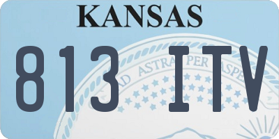 KS license plate 813ITV