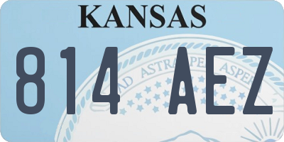 KS license plate 814AEZ