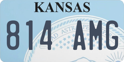 KS license plate 814AMG